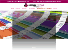 Tablet Screenshot of hessler.com
